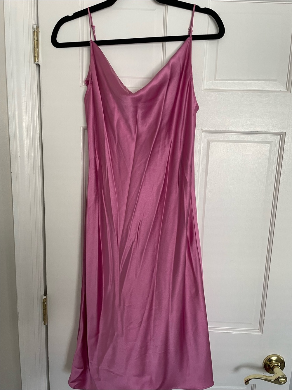 Fleur du Mal Pink Silk Slip